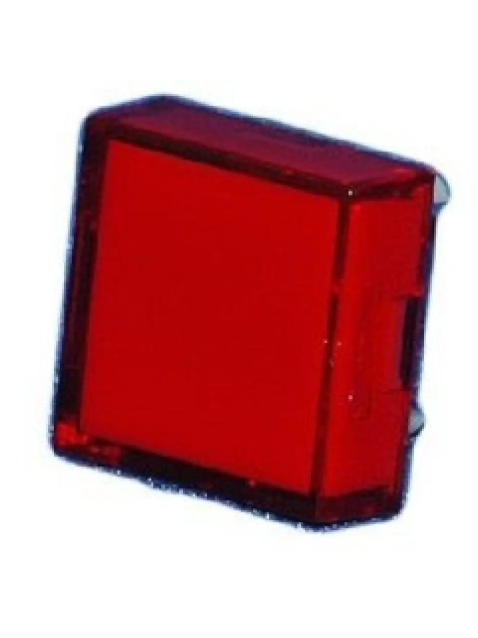 TH Kalotten transp. rot 15x15mm